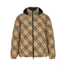 Beige Polyester Shell Jacket