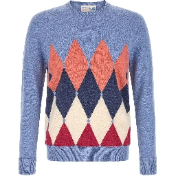 Blue Cashmere Cardigan