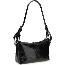 Black Calf Leather Bos Taurus Shoulder Bag