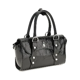 Black Calf Leather Bos Taurus Shoulder Bag