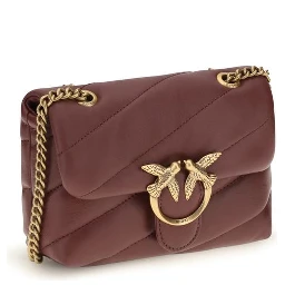 Bordeaux Calf Leather Bos Taurus Shoulder Bag