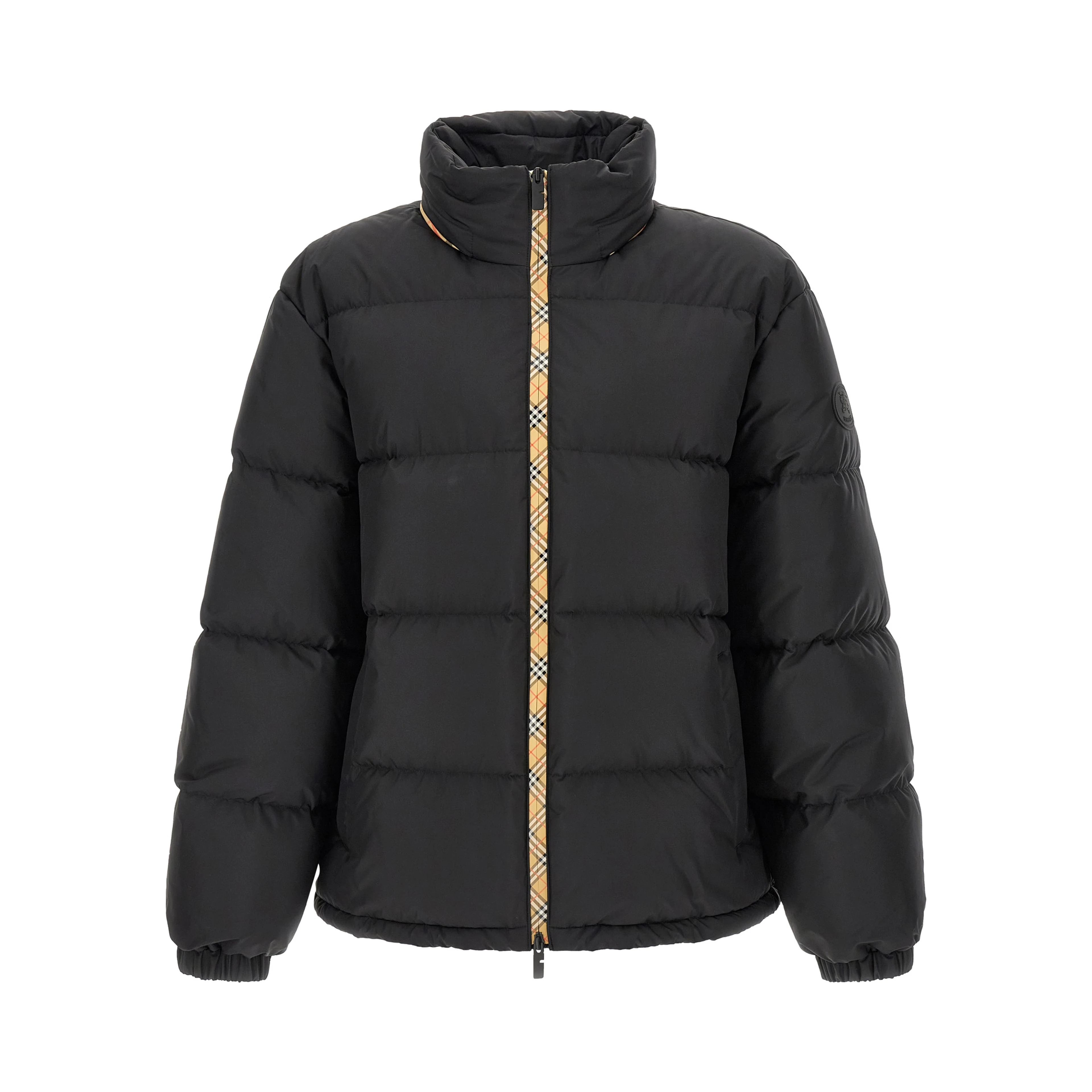 Black Polyester Parka