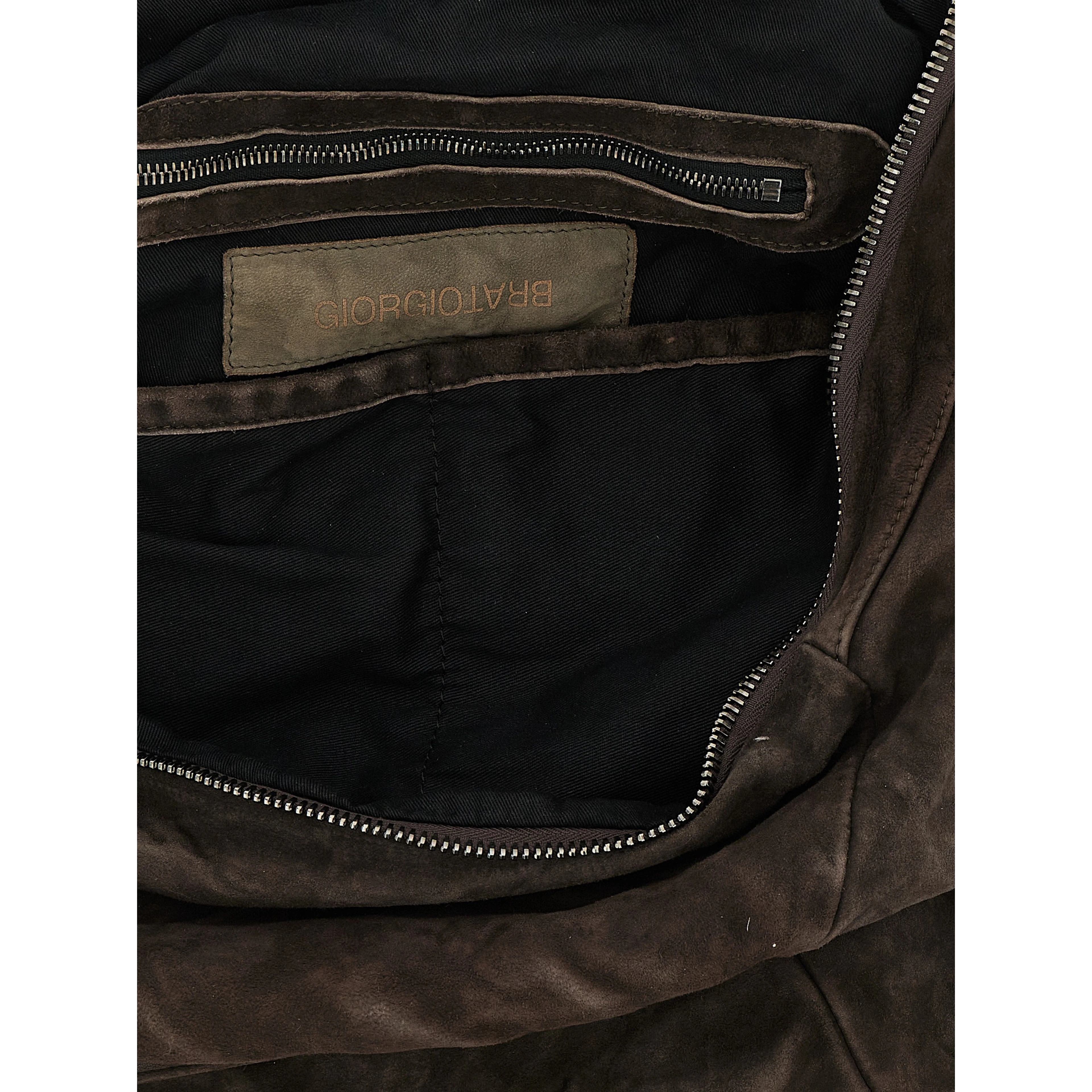 Brown Lamb Leather Backpack
