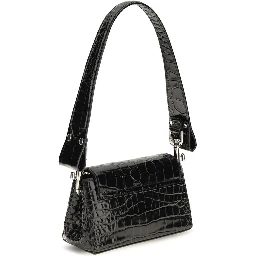 Black Calf Leather Bos Taurus Handbag