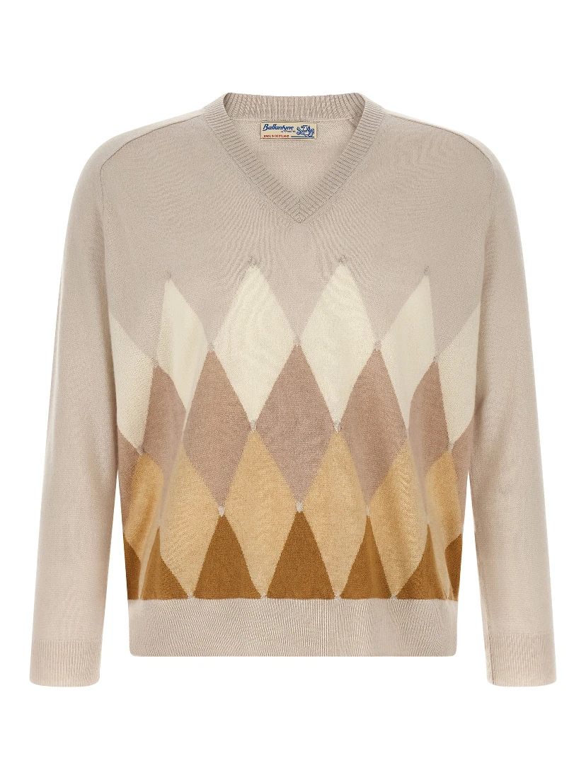 Beige Cashmere Cardigan