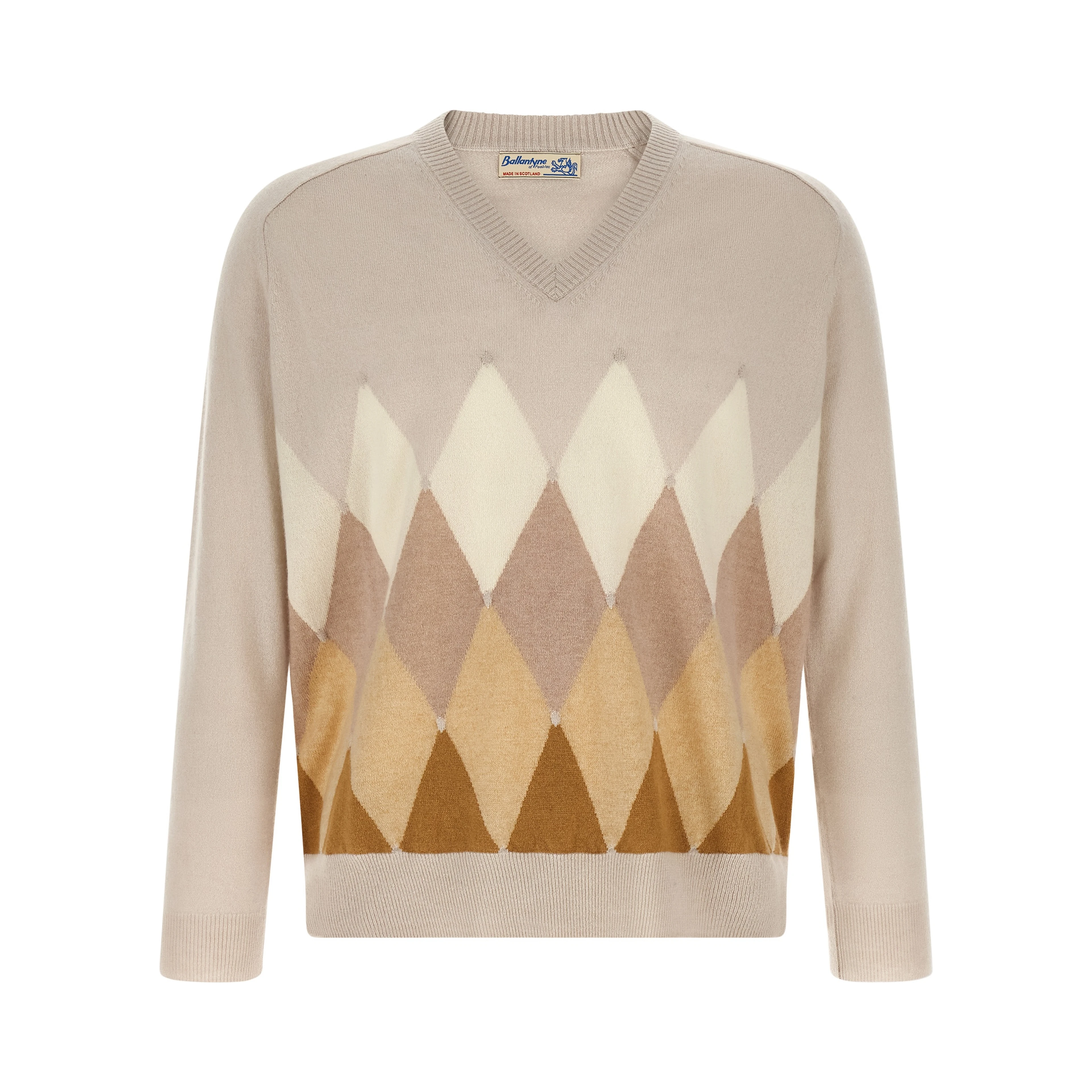 Beige Cashmere Cardigan