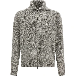 Gray Virgin Wool Cardigan