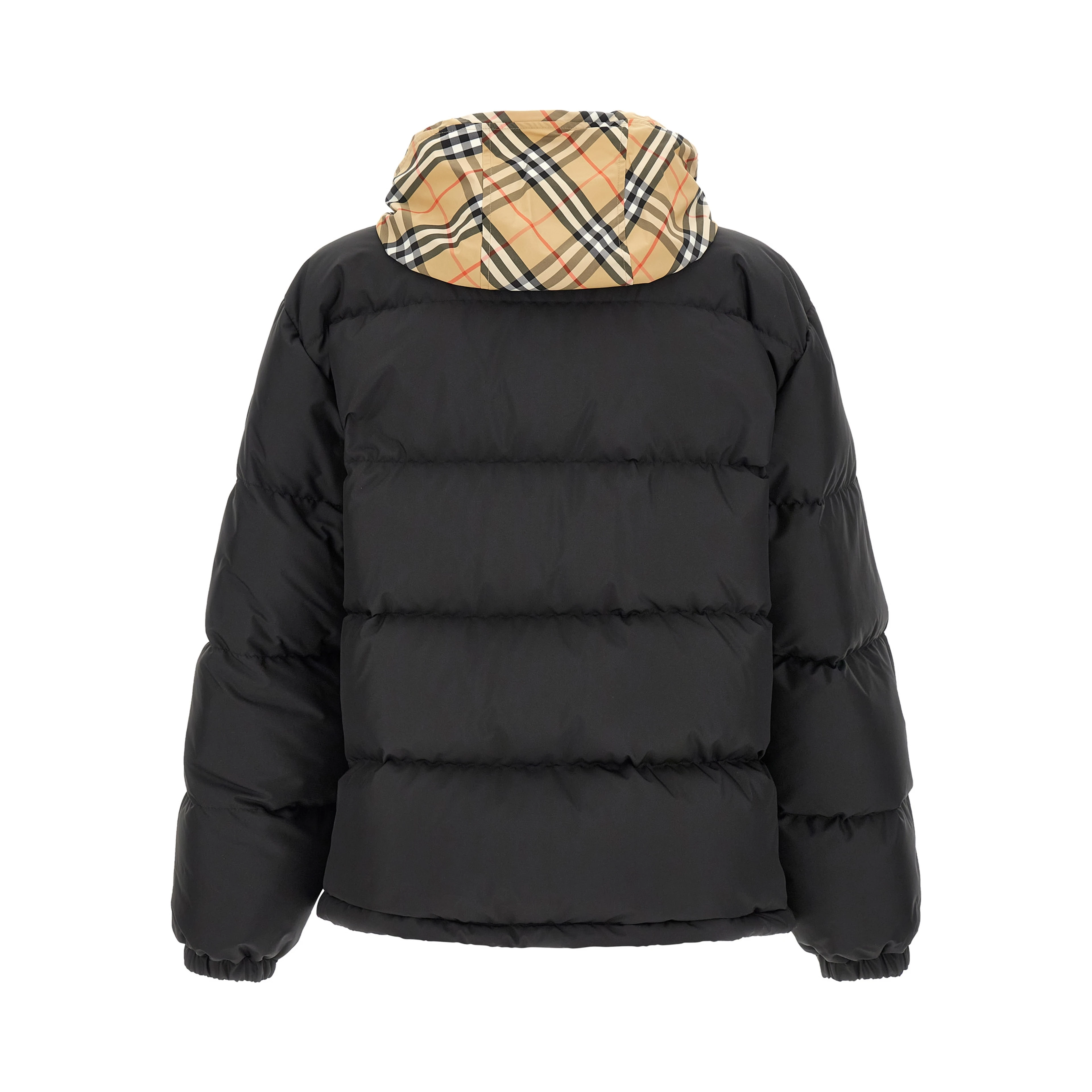 Black Polyester Parka