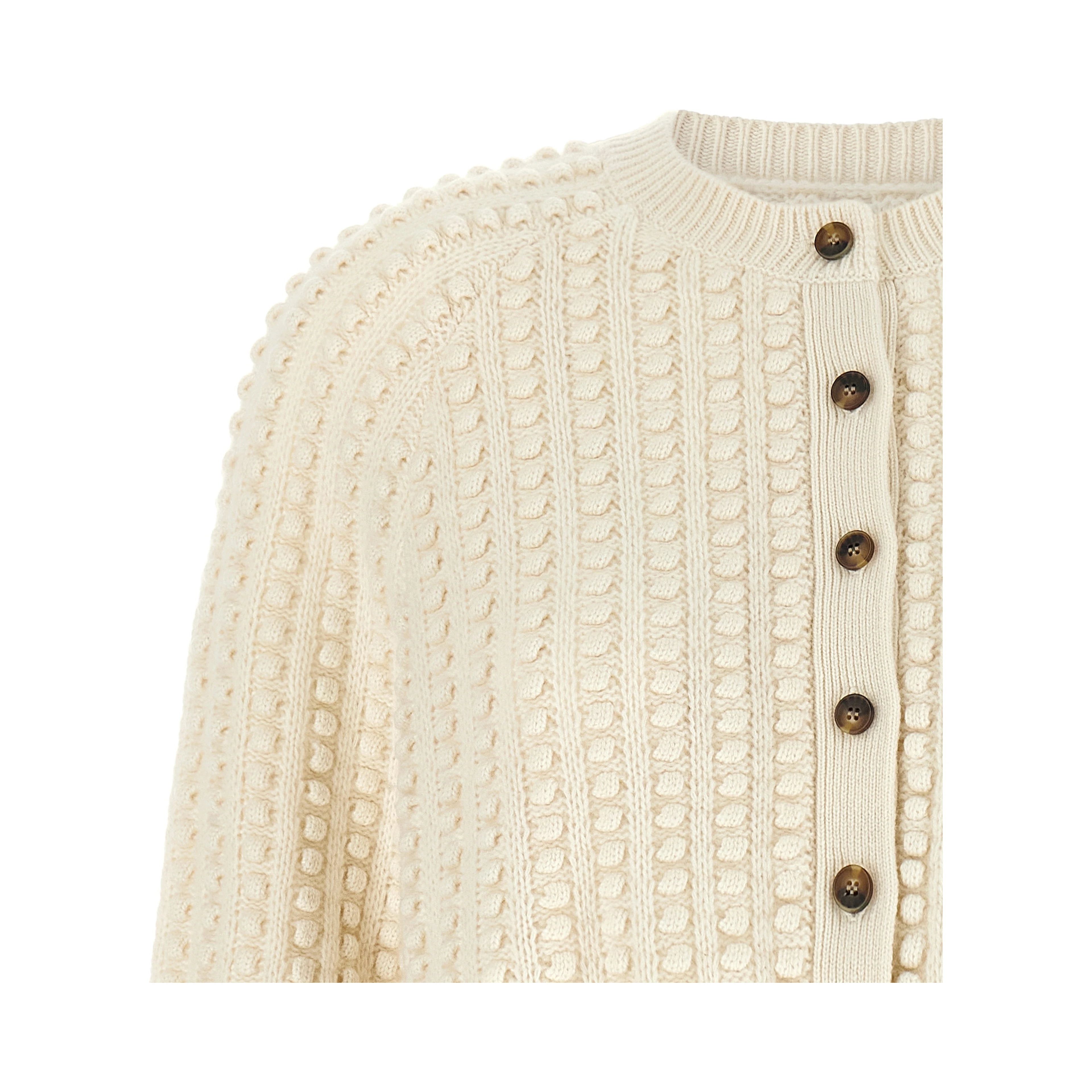 White Cashmere Cardigan