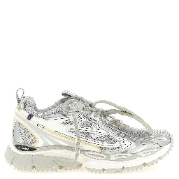 Gray Polyethylene Athletic Sneakers