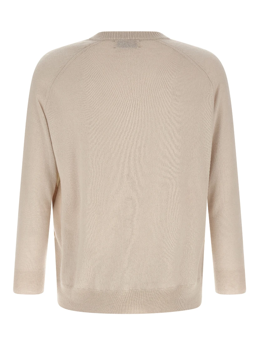 Beige Cashmere Cardigan