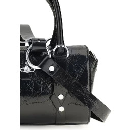 Black Calf Leather Bos Taurus Shoulder Bag