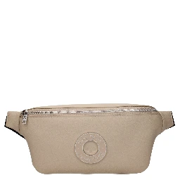 Beige Leather Backpack