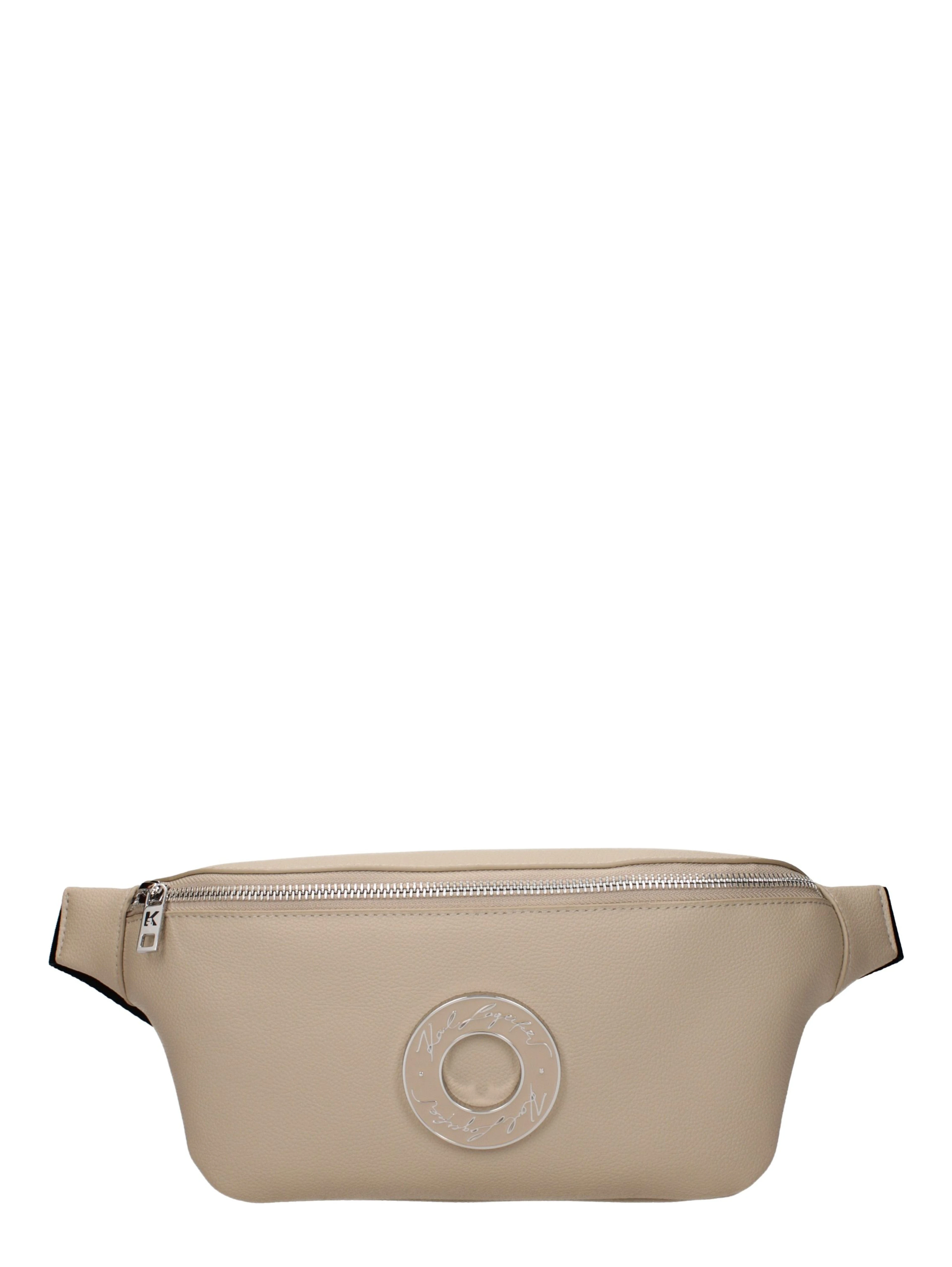 Beige Leather Backpack