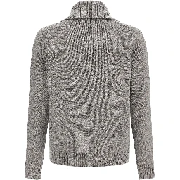 Gray Virgin Wool Cardigan