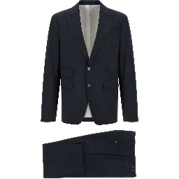 Blue Wool Suit