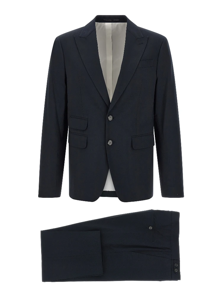 Blue Wool Suit