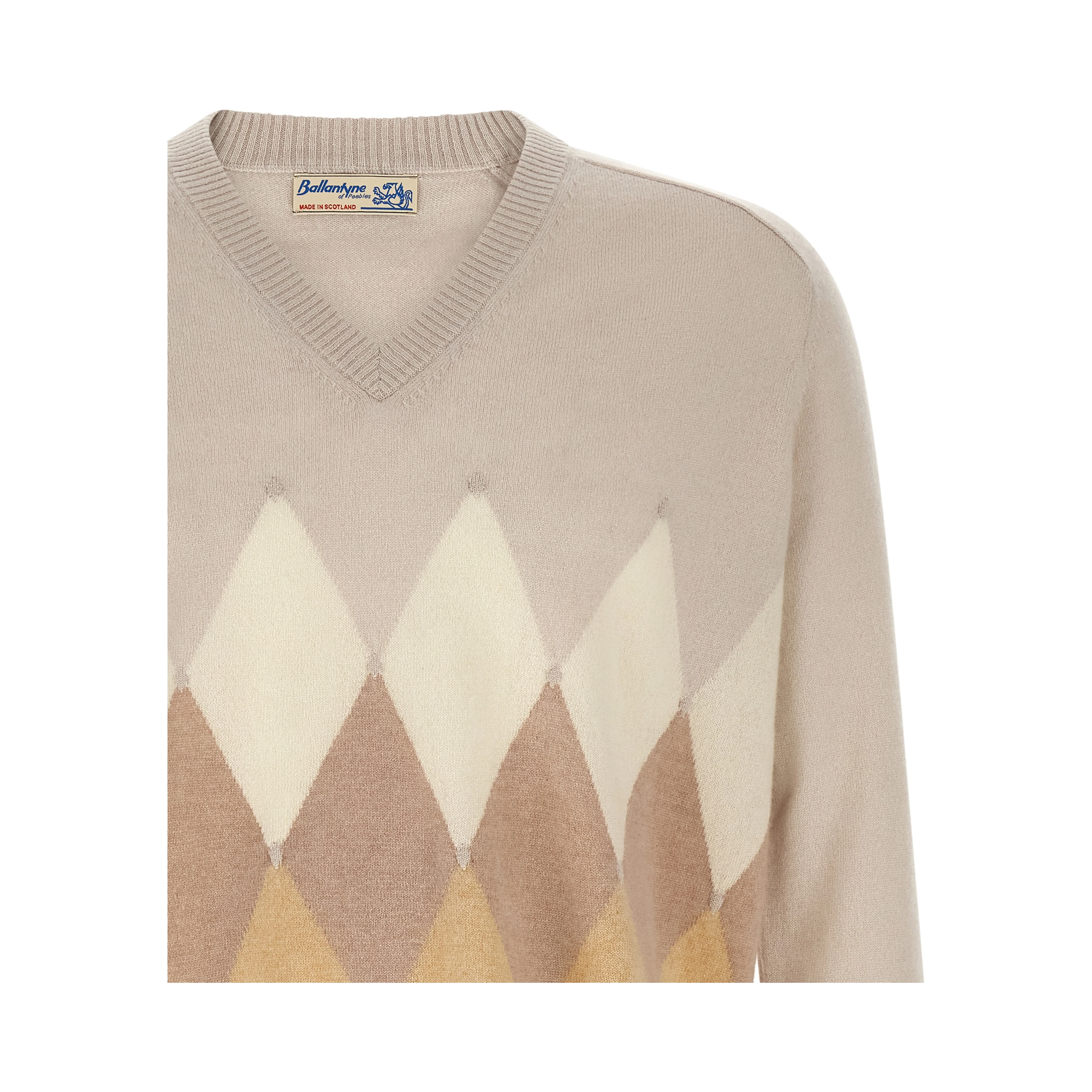 Beige Cashmere Cardigan