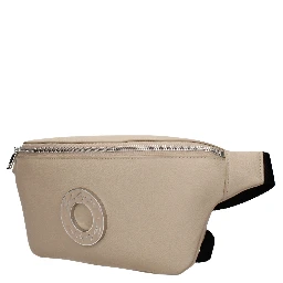 Beige Leather Backpack