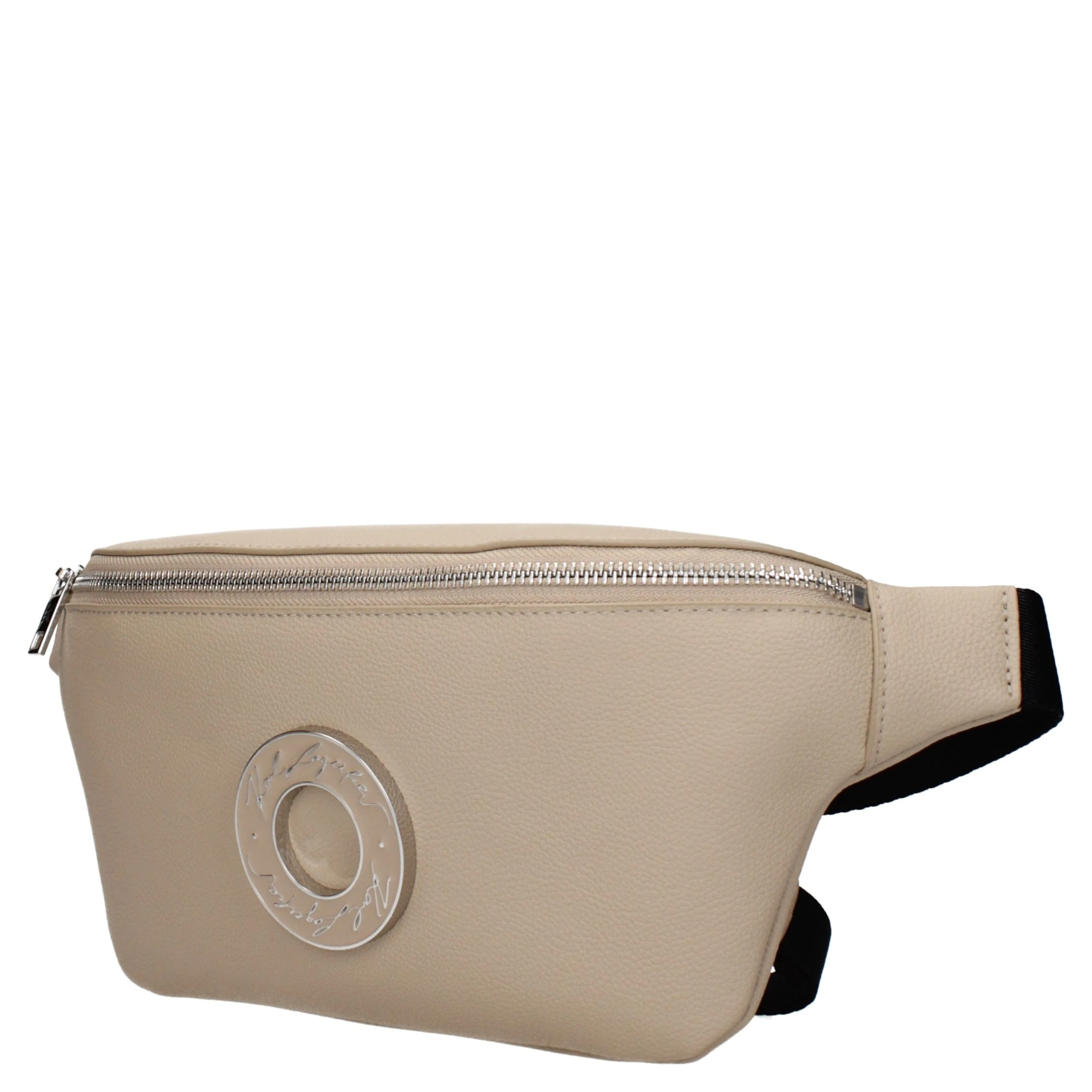 Beige Leather Backpack