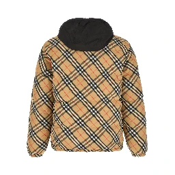Beige Polyester Shell Jacket