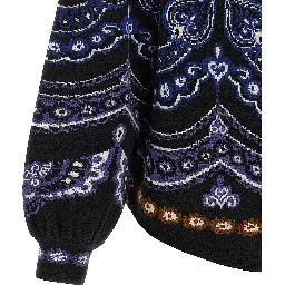 Multicolor Polyester Cardigan