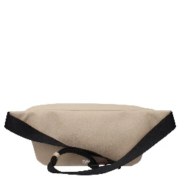 Beige Leather Backpack