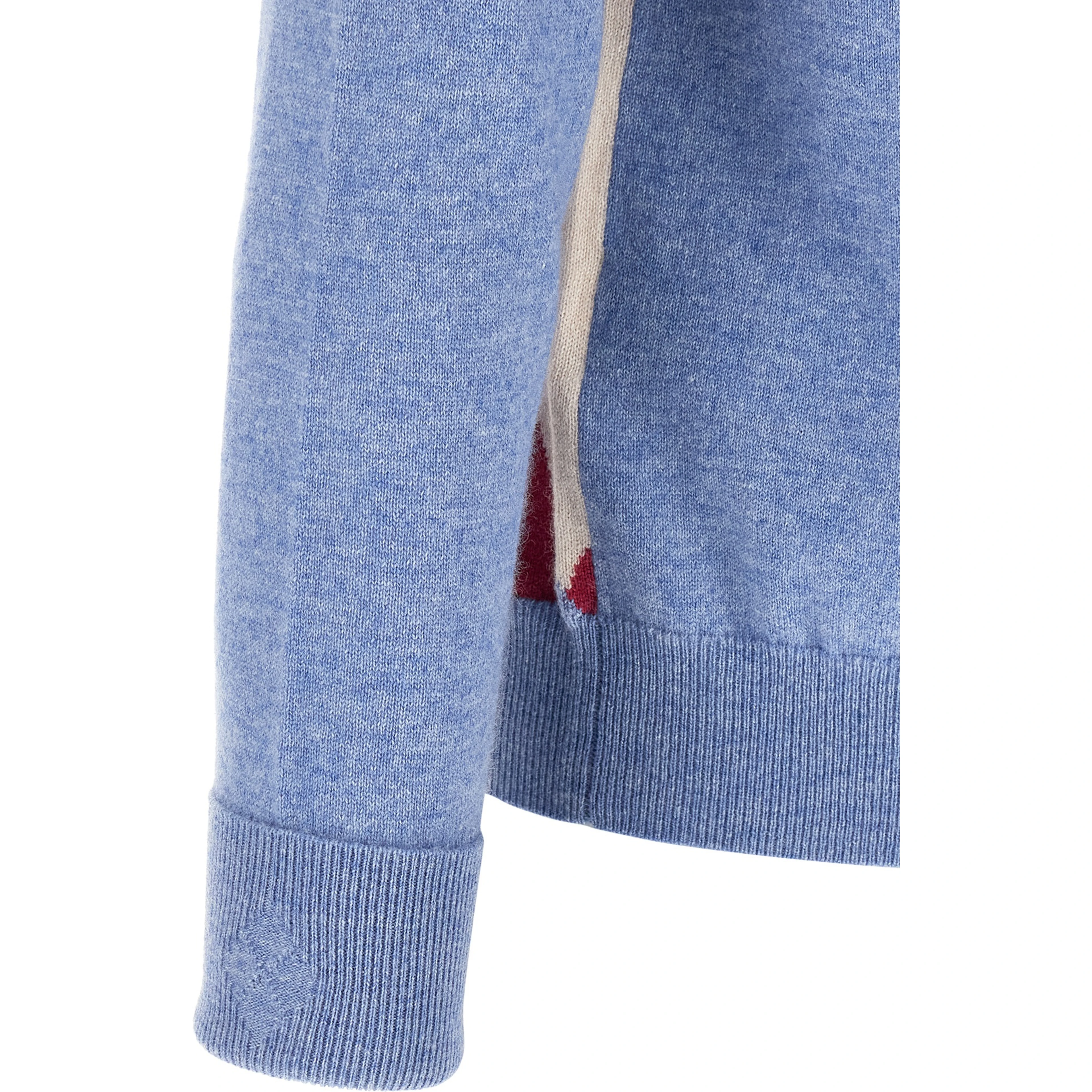 Blue Cashmere Cardigan