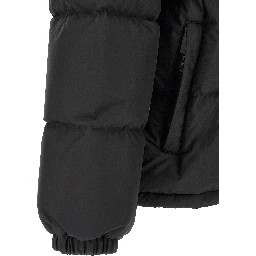 Black Polyester Parka