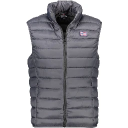 Black Polyamide Men's Jacket
