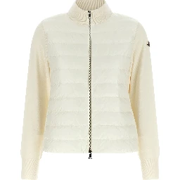 White Polyamide Cardigan