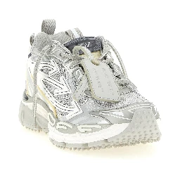 Gray Polyethylene Athletic Sneakers