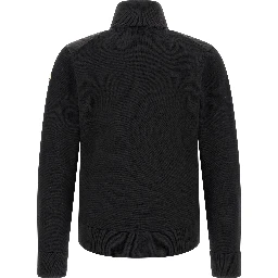 Black Polyamide Cardigan