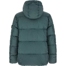 Bicolor Polyamide Full-Length Jacket