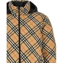 Beige Polyester Shell Jacket