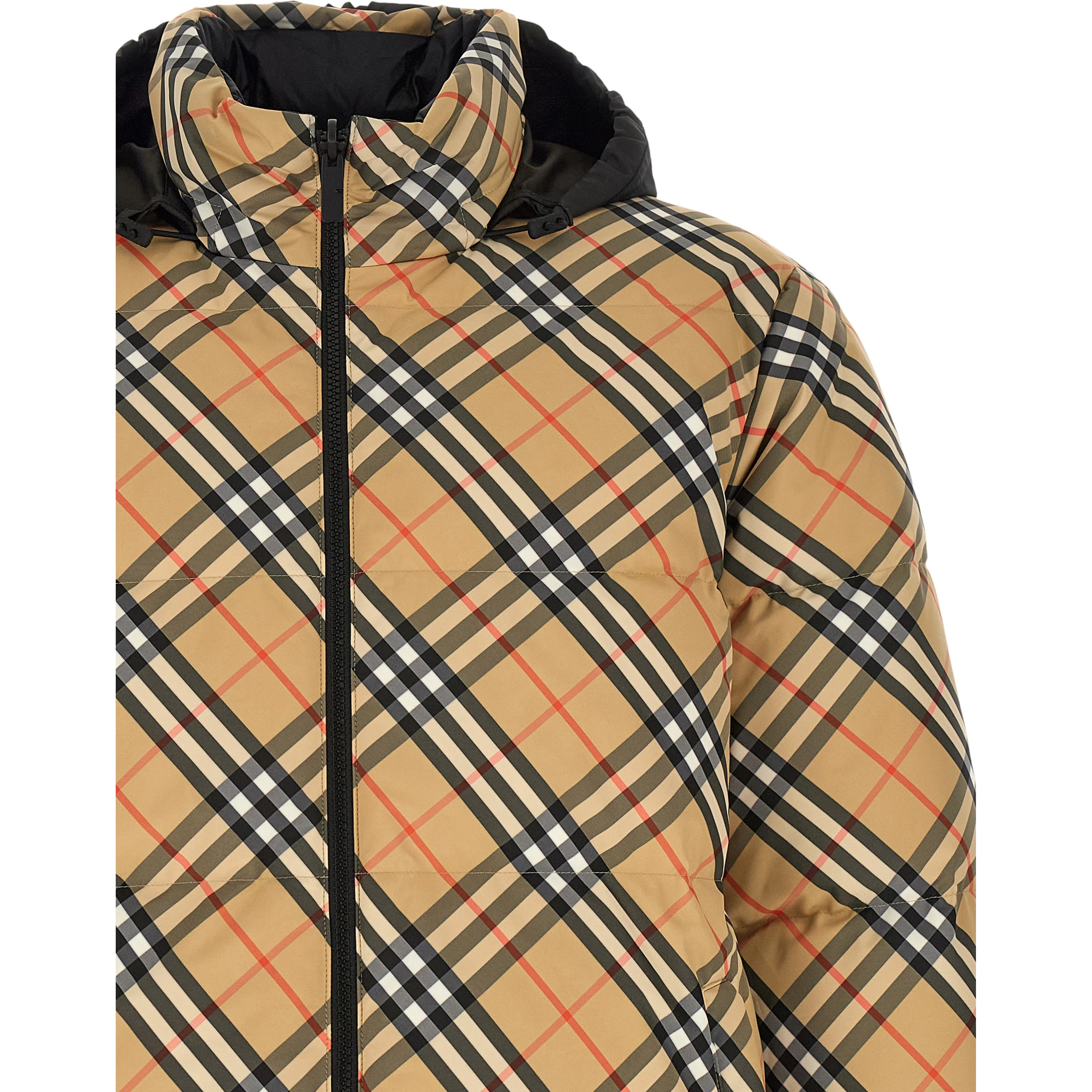 Beige Polyester Shell Jacket