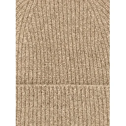 Beige Cashmere Beanie