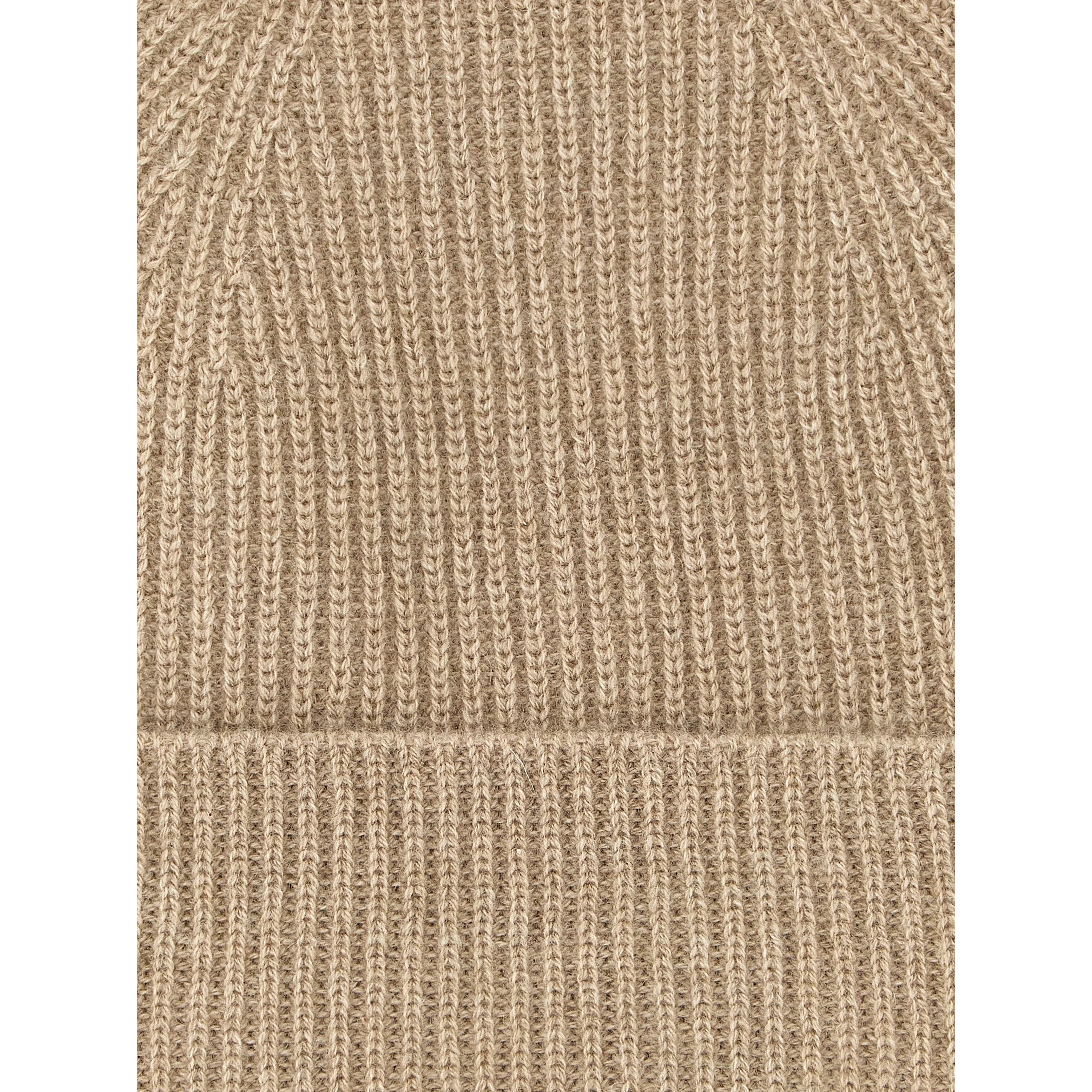 Beige Cashmere Beanie