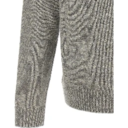 Gray Virgin Wool Cardigan