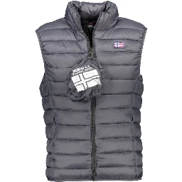 Black Polyamide Men's Jacket