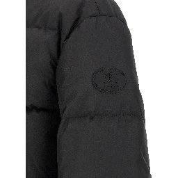 Black Polyester Parka
