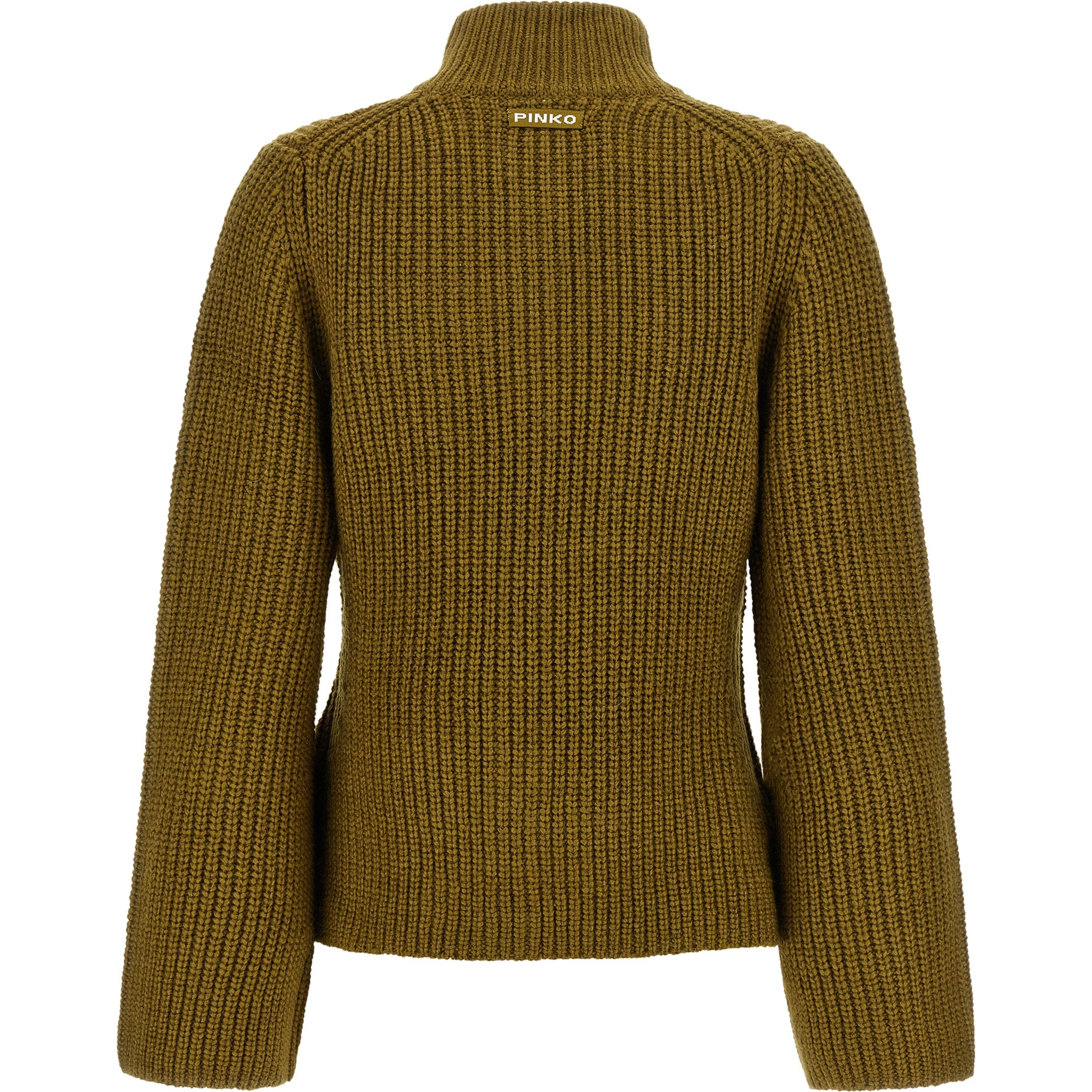 Bicolor Polyester Cardigan