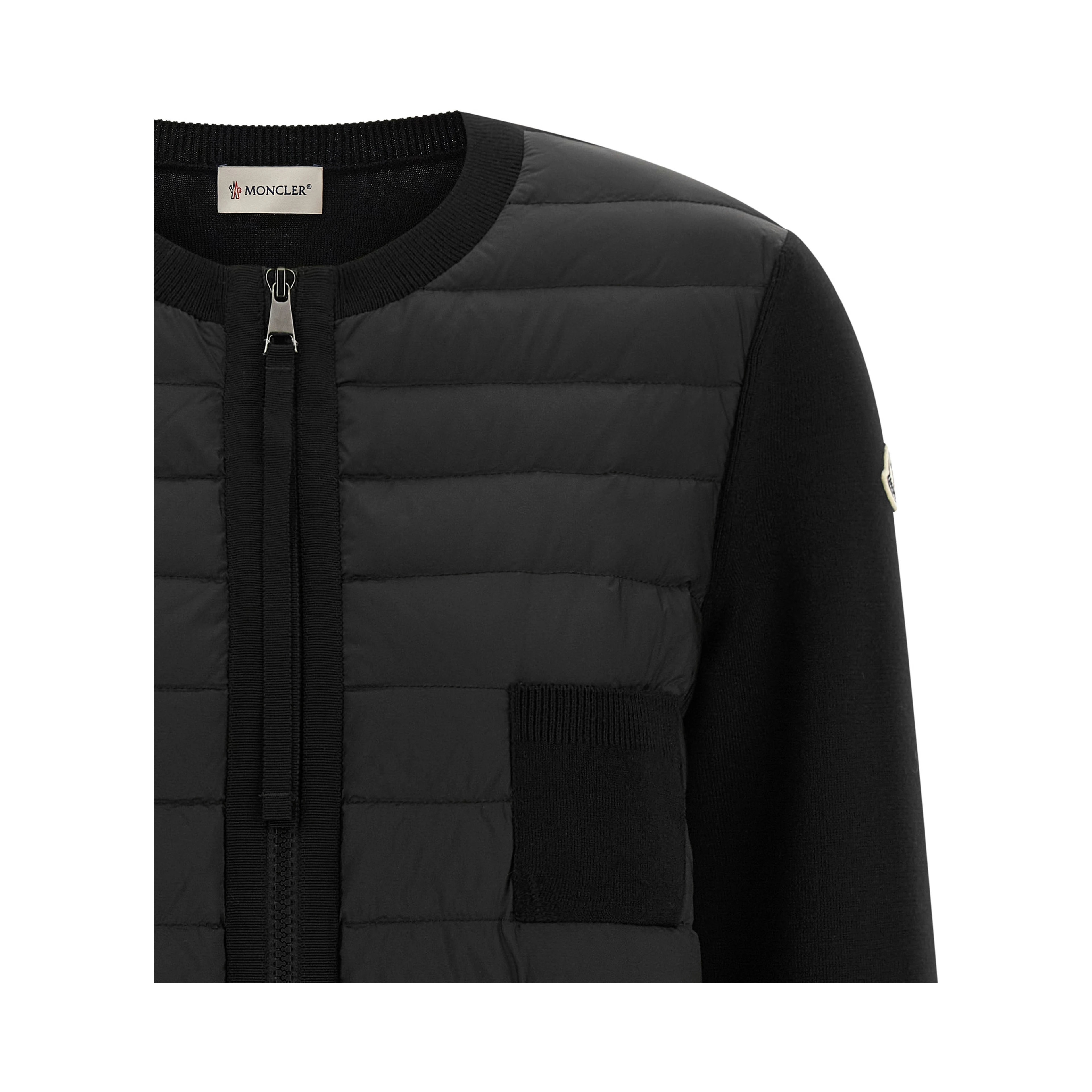 Black Polyamide Cardigan