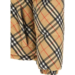 Beige Polyester Shell Jacket