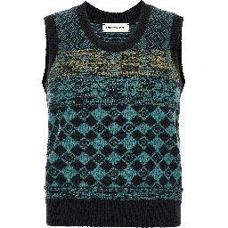 Multicolor Wool Cardigan