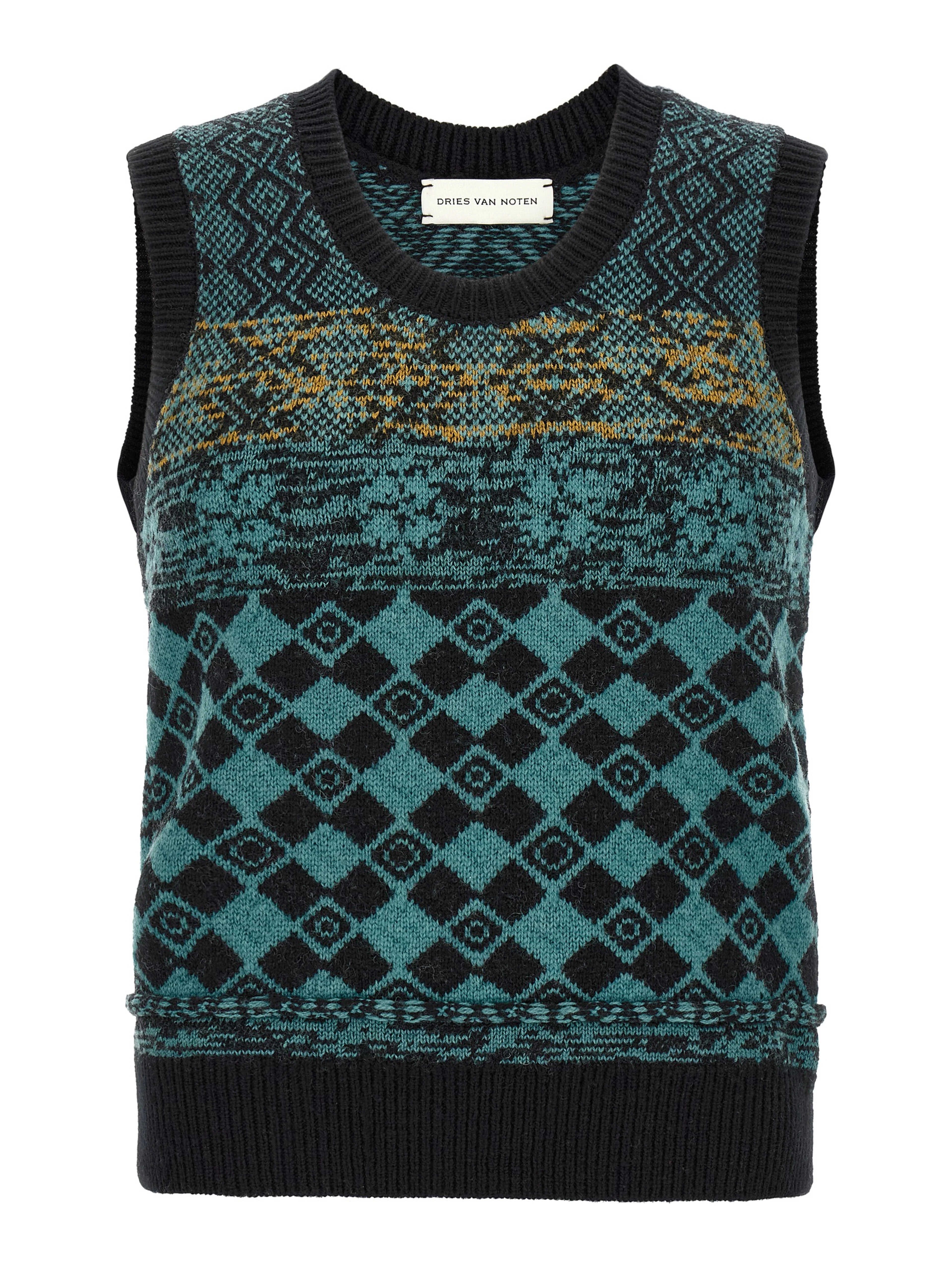 Multicolor Wool Cardigan