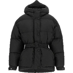 Black Nylon Full-Length Jacket