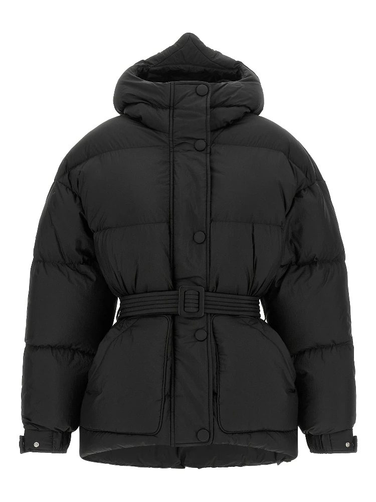 Black Nylon Full-Length Jacket