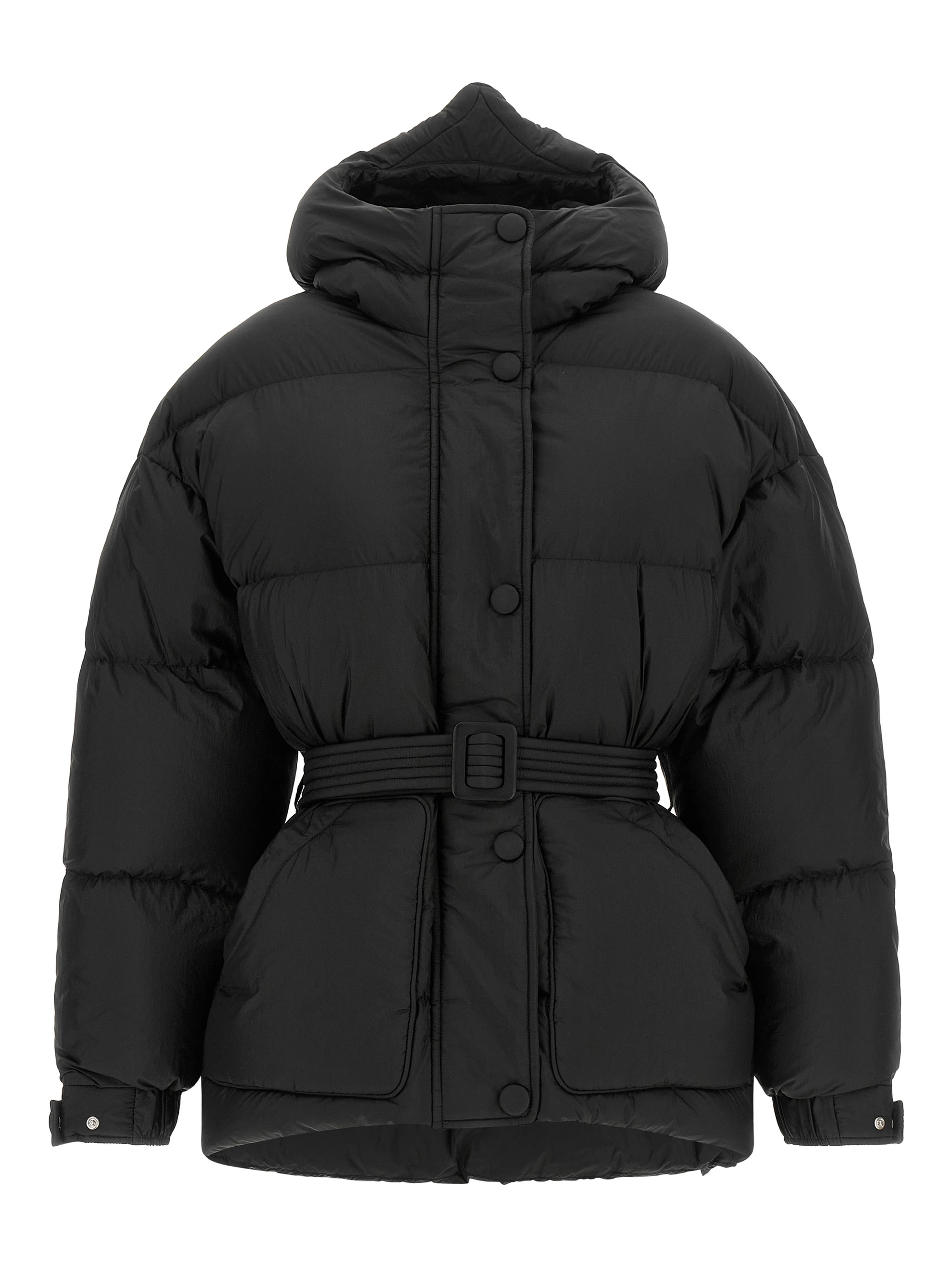 Black Nylon Full-Length Jacket