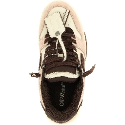 Multicolor Cowhide Low Top Sneakers